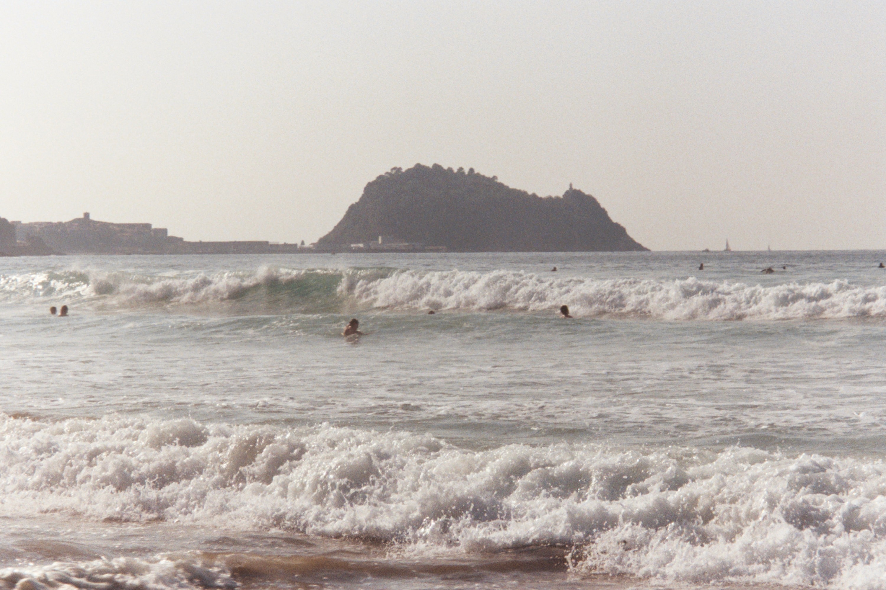 O litoral.